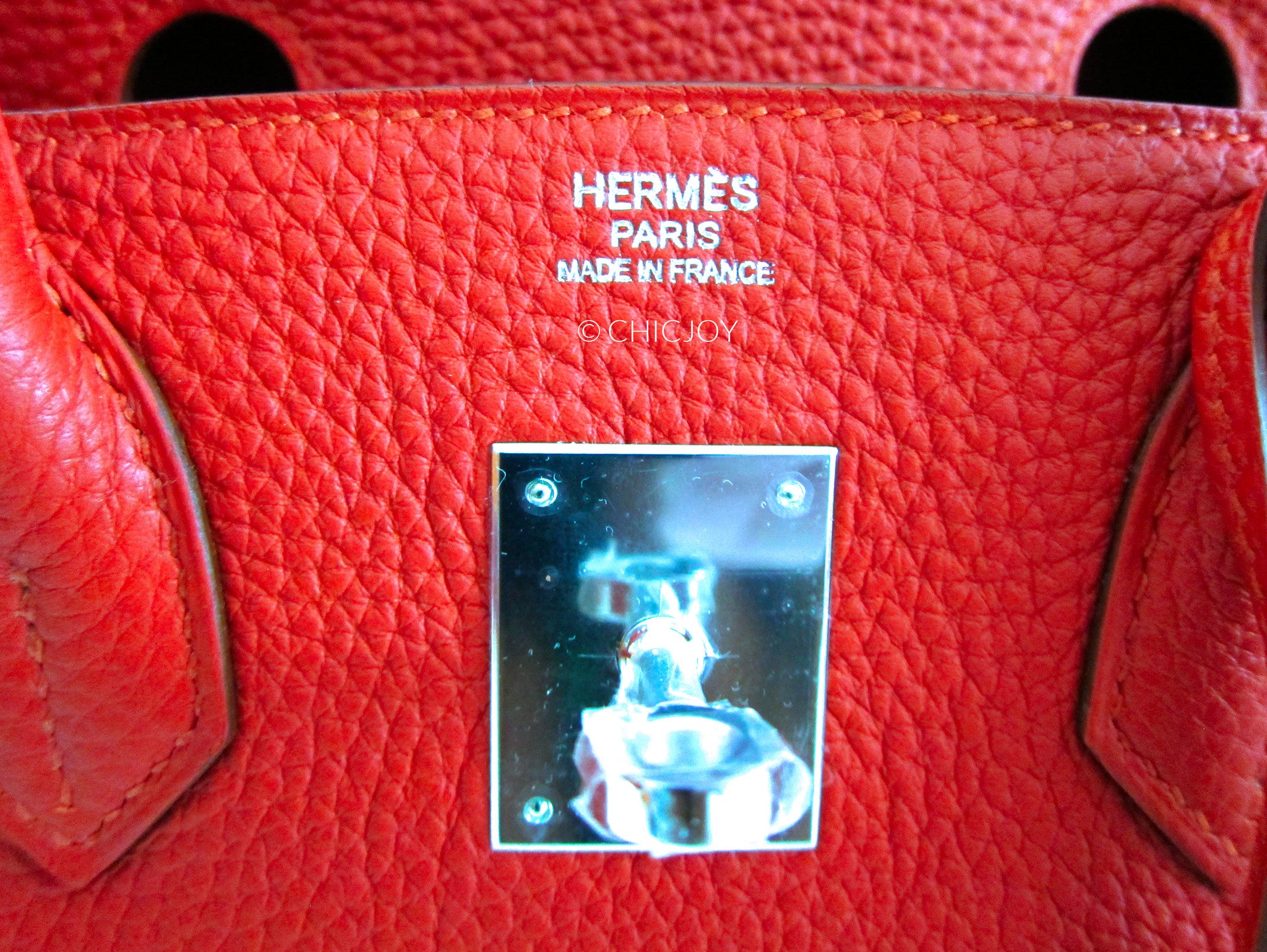 Hermes Candy Kiwi / Lichen 30cm Birkin Epsom PHW - Chicjoy