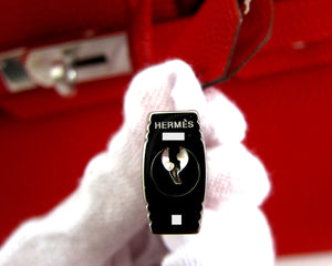 Hermes Vermillion 30cm Togo Birkin PHW